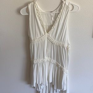 Small white free people tank